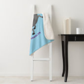 Couverture Sherpa Illustration amusante d'un cochon de phacochère af (En situation)