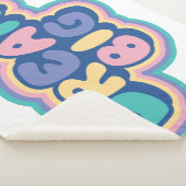 Couverture Sherpa Illustration avec typographie Dream Big (3/4)