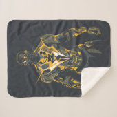 Couverture Sherpa Illustration Black Lightning (Devant (Horizontal))