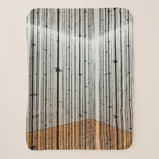 Couverture Sherpa Illustration Brown et noire (Devant)