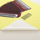 Couverture Sherpa Illustration d'accordion (3/4)