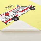 Couverture Sherpa Illustration d'ambulance (3/4)