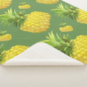 Couverture Sherpa Illustration d'ananas (3/4)
