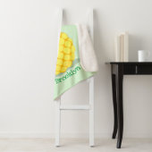 Couverture Sherpa Illustration d'ananas mignon (En situation)