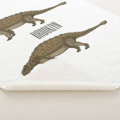 Couverture Sherpa Illustration d'Ankylosaurus (3/4)