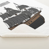 Couverture Sherpa Illustration de bateau pirate (3/4)