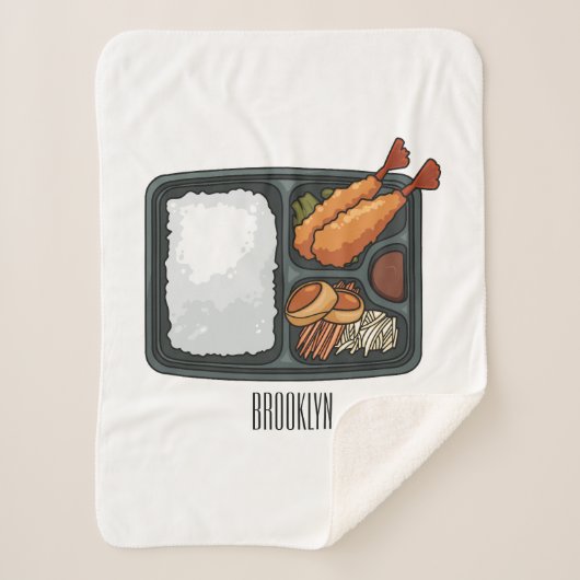 Couverture Sherpa Illustration de Bento (Devant)