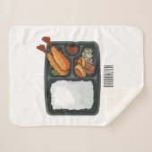 Couverture Sherpa Illustration de Bento (Devant (Horizontal))