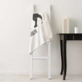 Couverture Sherpa Illustration de bison (En situation)