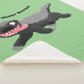 Couverture Sherpa Illustration de blaireau au miel affamé (3/4)