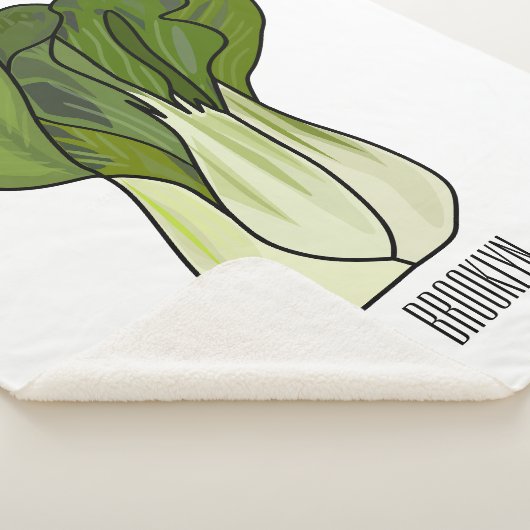 Couverture Sherpa Illustration de Bok choy (3/4)