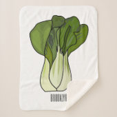 Couverture Sherpa Illustration de Bok choy (Devant)