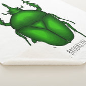 Couverture Sherpa Illustration de bug Mecynorhina torquata (3/4)