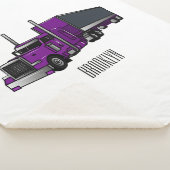 Couverture Sherpa Illustration de camion semi-remorque (3/4)