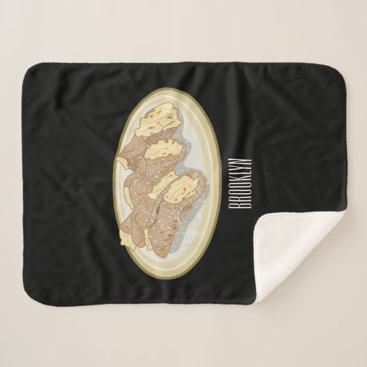 Couverture Sherpa Illustration de Cannoli (Devant (Horizontal))