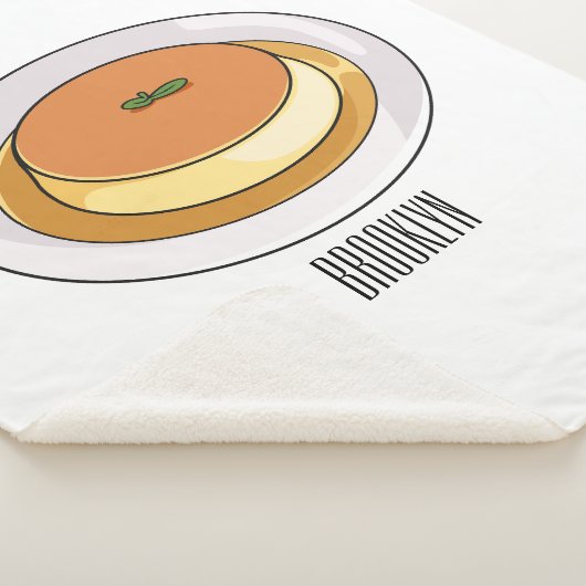 Couverture Sherpa Illustration de caramel de crème (3/4)