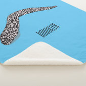 Couverture Sherpa Illustration de caricature de murène tachetée (3/4)