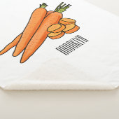 Couverture Sherpa Illustration de carotte (3/4)