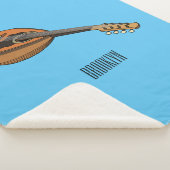 Couverture Sherpa Illustration de cartoon de mandoline (3/4)