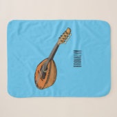 Couverture Sherpa Illustration de cartoon de mandoline (Devant (Horizontal))