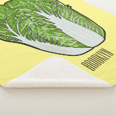 Couverture Sherpa Illustration de chou chinois (3/4)