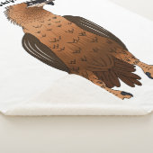 Couverture Sherpa Illustration de dessin animé autour du vautour (3/4)