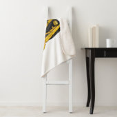 Couverture Sherpa Illustration de dessin animé Bulldozer (En situation)