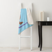 Couverture Sherpa Illustration de dessin animé de capybara ukulele (En situation)