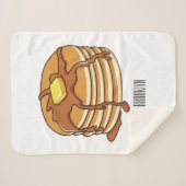 Couverture Sherpa Illustration de dessin animé de Pancake (Devant (Horizontal))