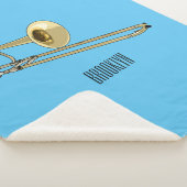 Couverture Sherpa Illustration de dessin animé de Trombone (3/4)