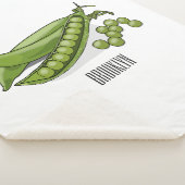 Couverture Sherpa Illustration de dessin de pois (3/4)