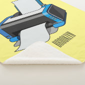 Couverture Sherpa Illustration de dessin d'imprimante (3/4)