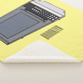 Couverture Sherpa Illustration de dessin sur micro-ondes (3/4)