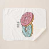 Couverture Sherpa Illustration de Donut (Devant (Horizontal))