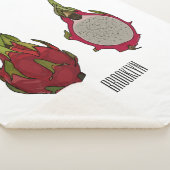 Couverture Sherpa Illustration de dragon fruit (3/4)
