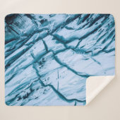 Couverture Sherpa Illustration de formation de roches fissurées (Devant (Horizontal))