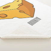 Couverture Sherpa Illustration de fromage (3/4)