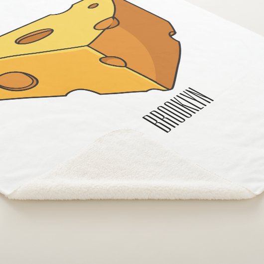 Couverture Sherpa Illustration de fromage (3/4)