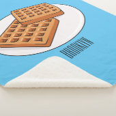 Couverture Sherpa Illustration de gaufre (3/4)