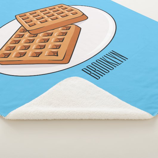 Couverture Sherpa Illustration de gaufre (3/4)