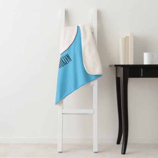 Couverture Sherpa Illustration de gaufre (En situation)