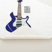 Couverture Sherpa Illustration de guitare électrique (3/4)