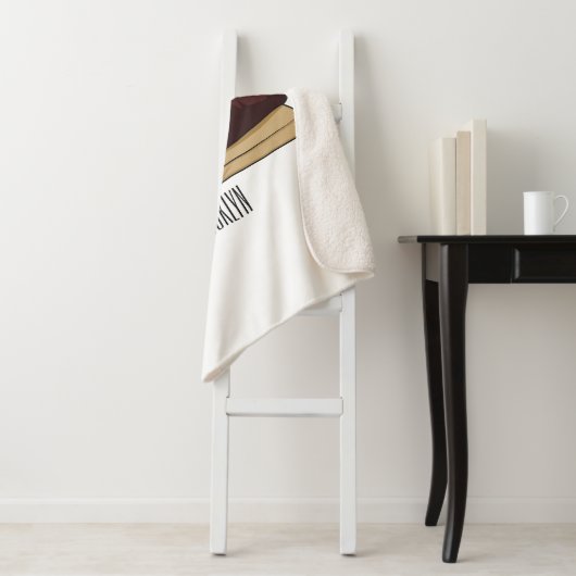 Couverture Sherpa Illustration de jambon (En situation)