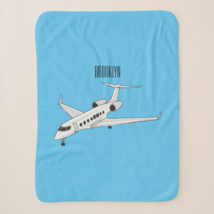 Couverture Sherpa Illustration de jet privé