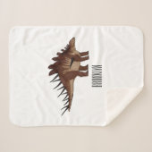 Couverture Sherpa Illustration de Kentrosaurus (Devant (Horizontal))