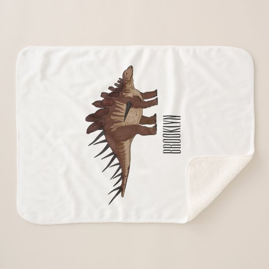 Couverture Sherpa Illustration de Kentrosaurus (Devant (Horizontal))