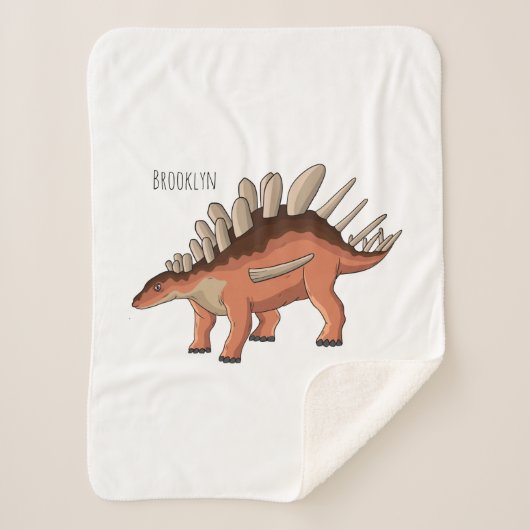 Couverture Sherpa Illustration de Kentrosaurus (Devant)
