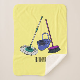 Couverture Sherpa Illustration de la bande dessinée Broom & mop