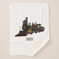 Illustration de la locomotive à vapeur