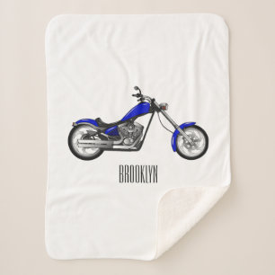 Couverture Sherpa Illustration de la moto à hélico